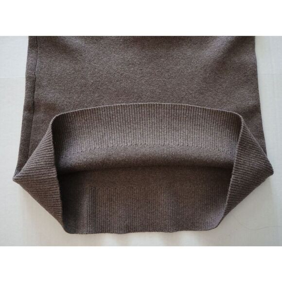 Monrow x Revolve HS0040 Women's Sz S Brown Rib Cashmere Sweater Mini Skirt - Picture 6 of 6